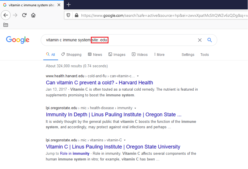 google search tips -- fancy comma blog