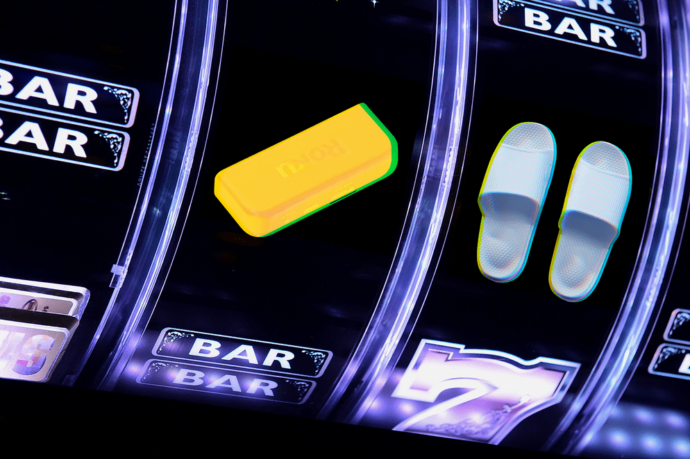 illustration of a slot machine
