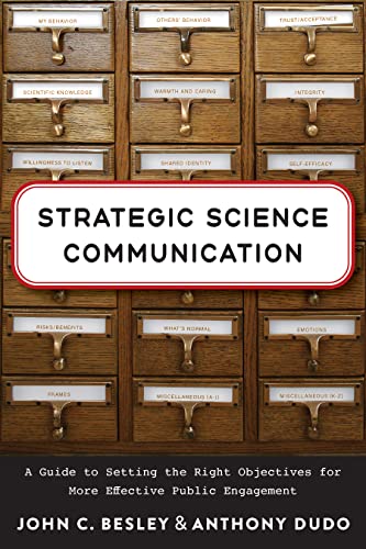 cover of the book _strategic science communication_ by john c. besley and anthony dudo
